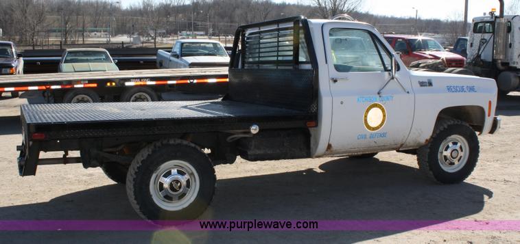 image for item 5059 1977 Chevrolet Custom Deluxe 20 pickup