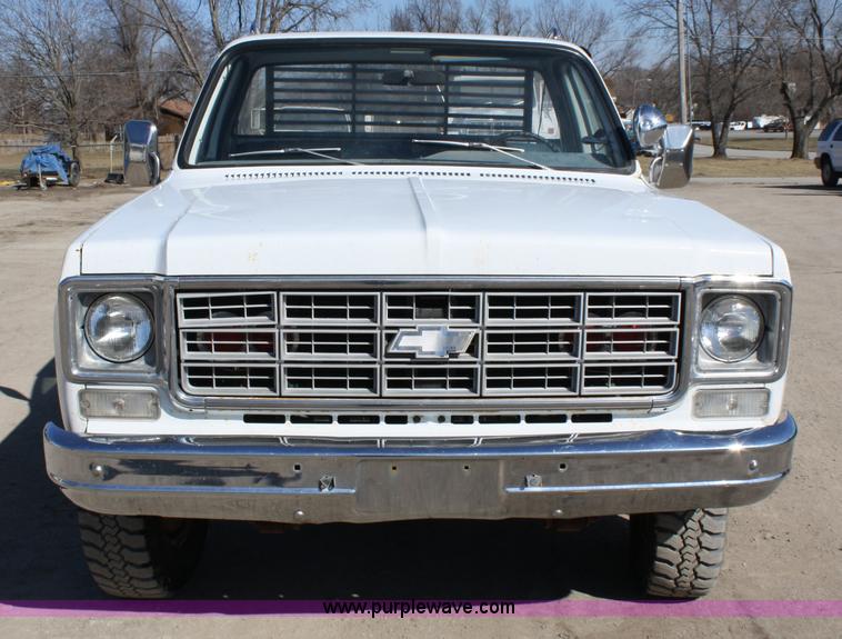 image for item 5059 1977 Chevrolet Custom Deluxe 20 pickup