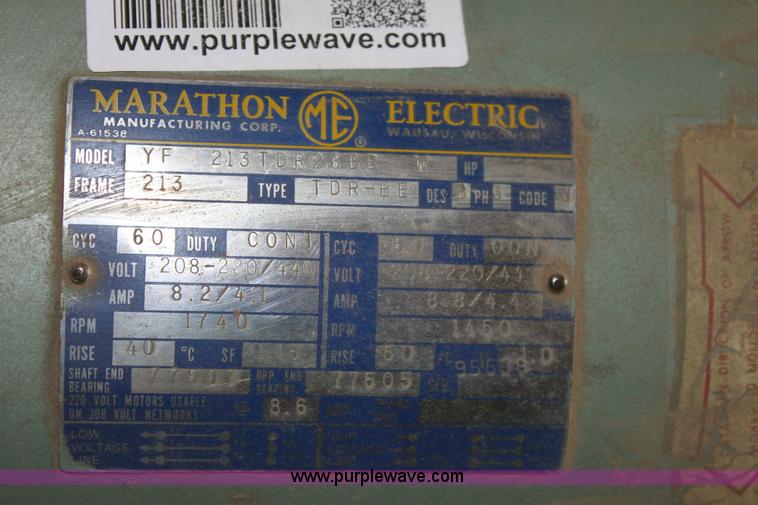 image for item 6410 Champion three phase air compressor