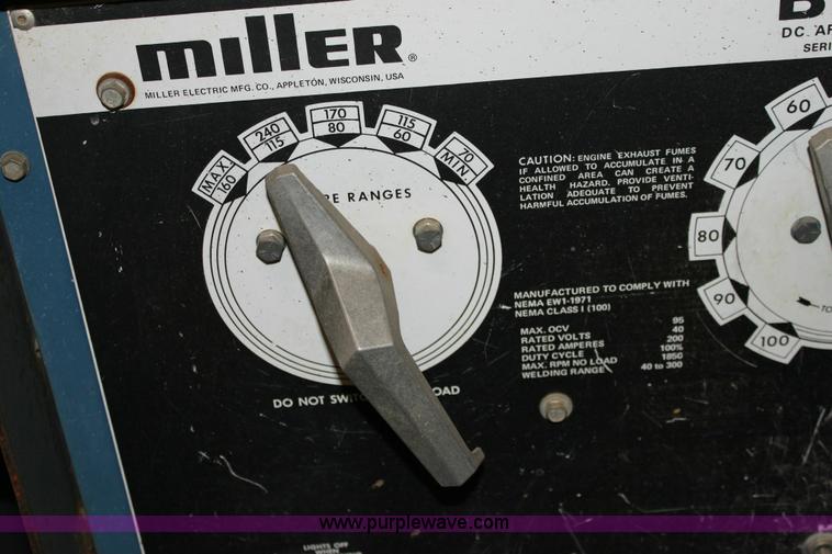 image for item 6412 Miller Big 20 DC welder generator