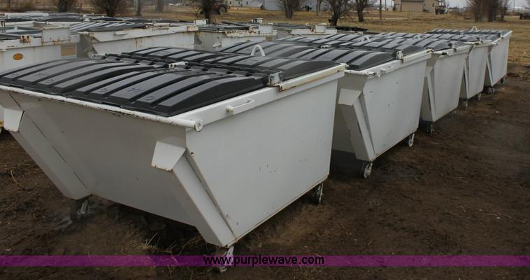 image for item 6417 (5) 3 cu.yd. dumpsters