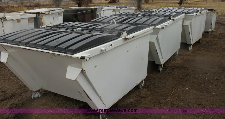 image for item 6419 (4) 3 cu.yd. dumpsters