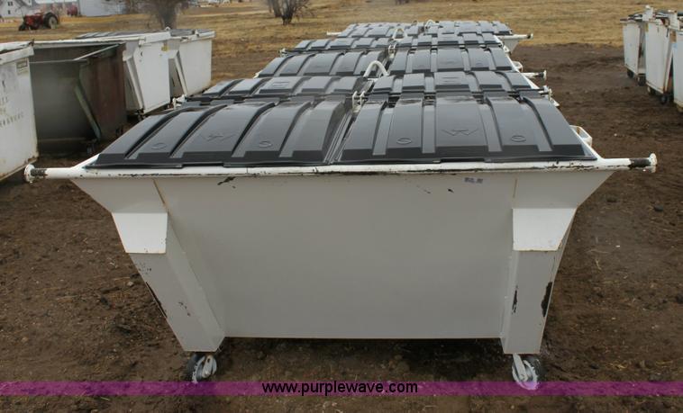 image for item 6419 (4) 3 cu.yd. dumpsters