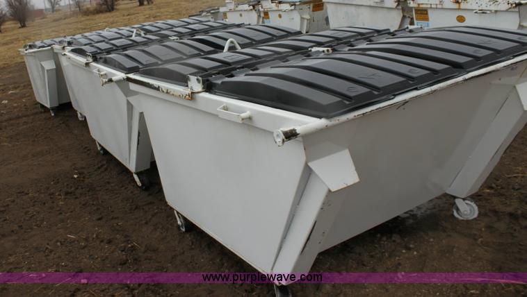 image for item 6419 (4) 3 cu.yd. dumpsters