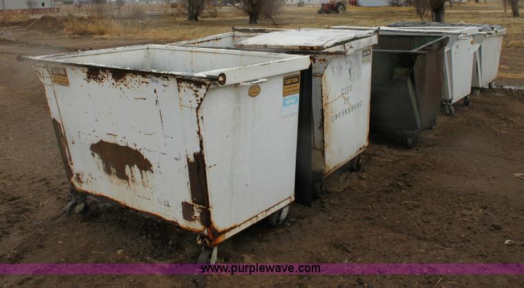 image for item 6420 (2) 1.5 cu.yd. dumpsters