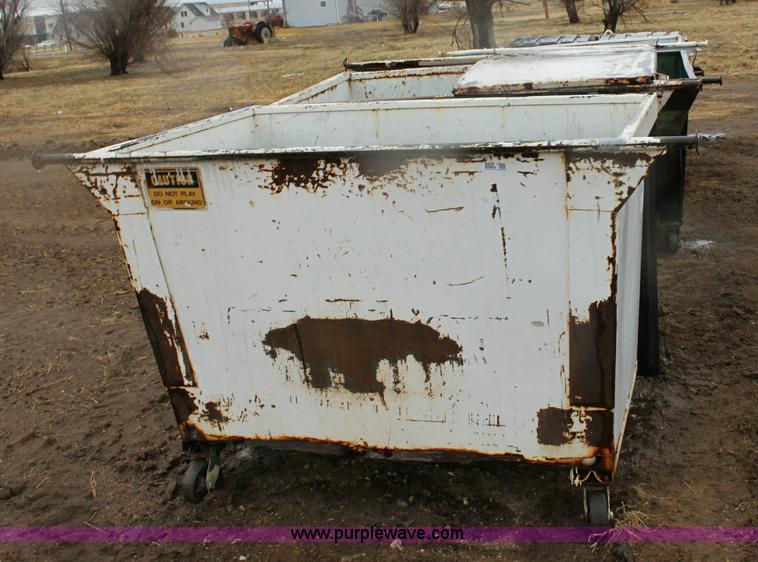 image for item 6420 (2) 1.5 cu.yd. dumpsters