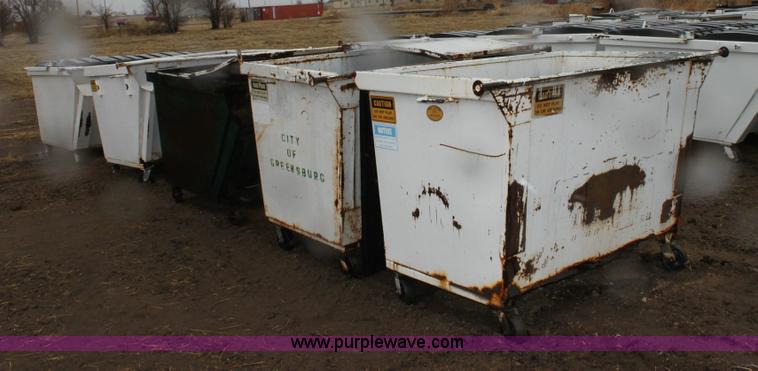 image for item 6420 (2) 1.5 cu.yd. dumpsters