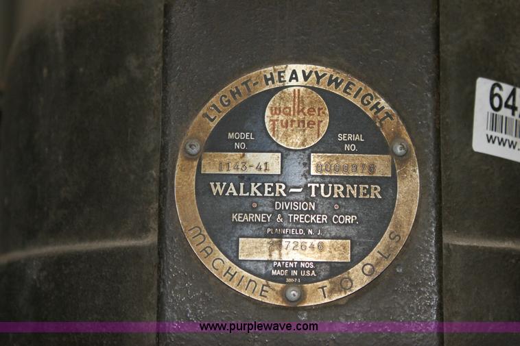 image for item 6428 Walker Turner drill press