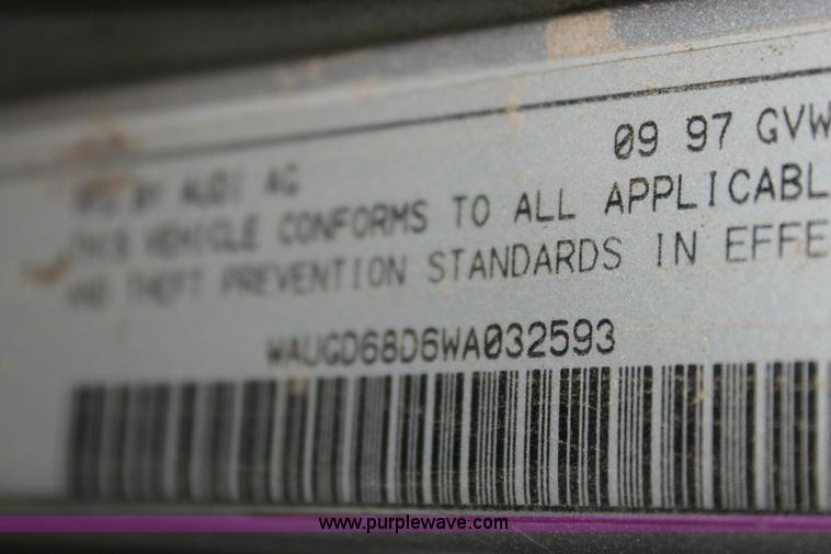 image for item 6430 1998 Audi A4 Quattro