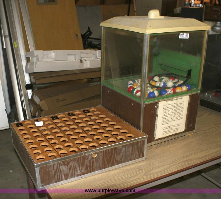 Bingo King bingo machine in Hutchinson, KS Item 6449 sold Purple Wave