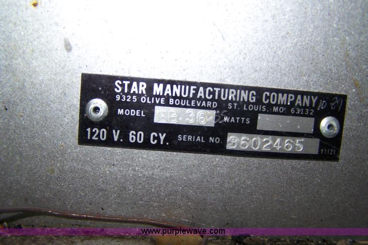 image for item 7293 Star grill