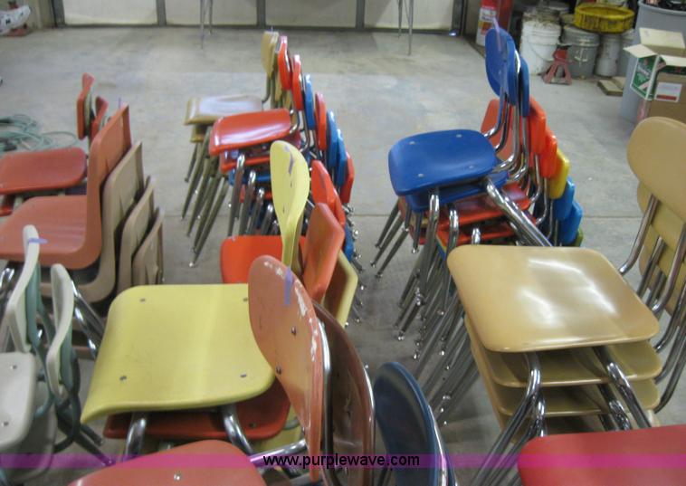 image for item 8514 (68) metal and plastic chairs