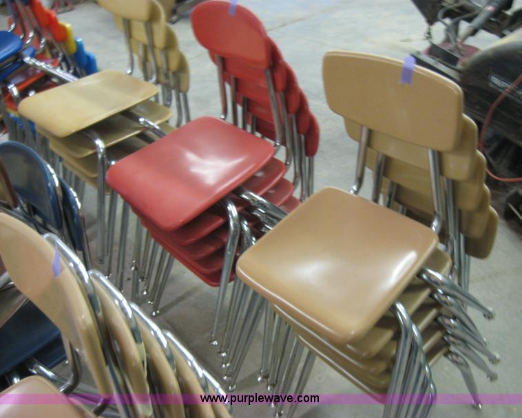 image for item 8514 (68) metal and plastic chairs