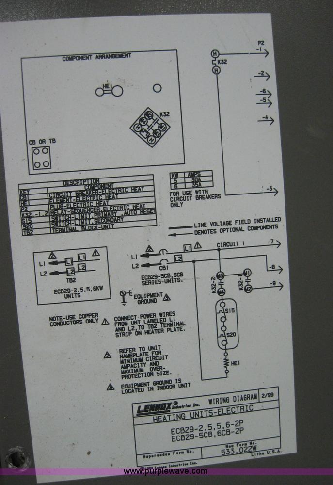 image for item 8519 Lennox Elite furnace