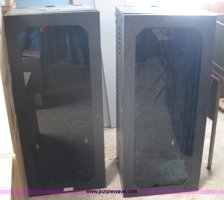 image for item 8524 (4) Hubbell server cabinets