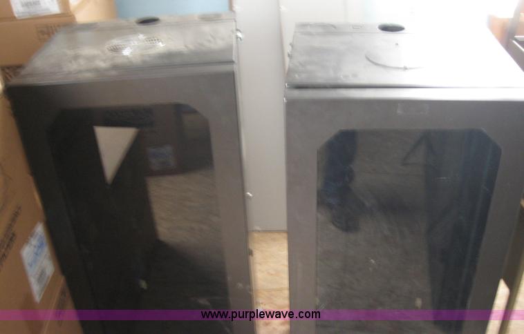 image for item 8524 (4) Hubbell server cabinets