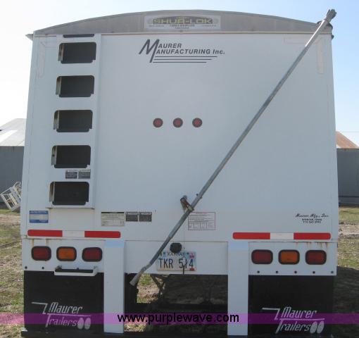 image for item 5931 1997 Maurer Mfg. grain hopper trailer