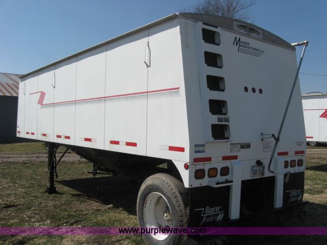 image for item 5931 1997 Maurer Mfg. grain hopper trailer