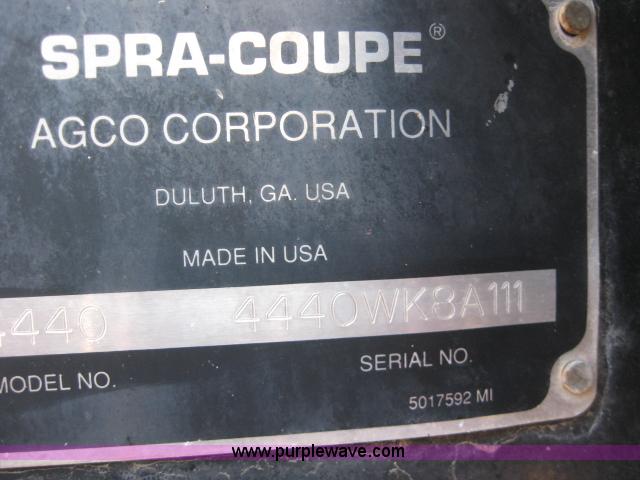 image for item 5957 2001 AGCO SpraCoupe 4440 sprayer