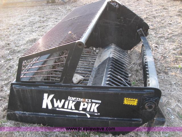 image for item 5982 Loftness Specialized Farm Equipment Kwik Pik rock picker