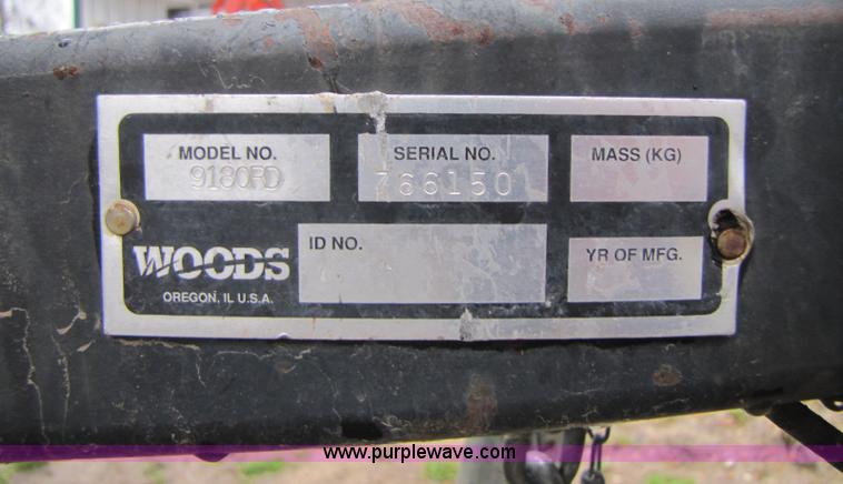 image for item 8411 Woods 9180RD mower