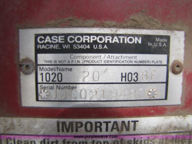 image for item 8720 1996 Case IH 1020 flex header