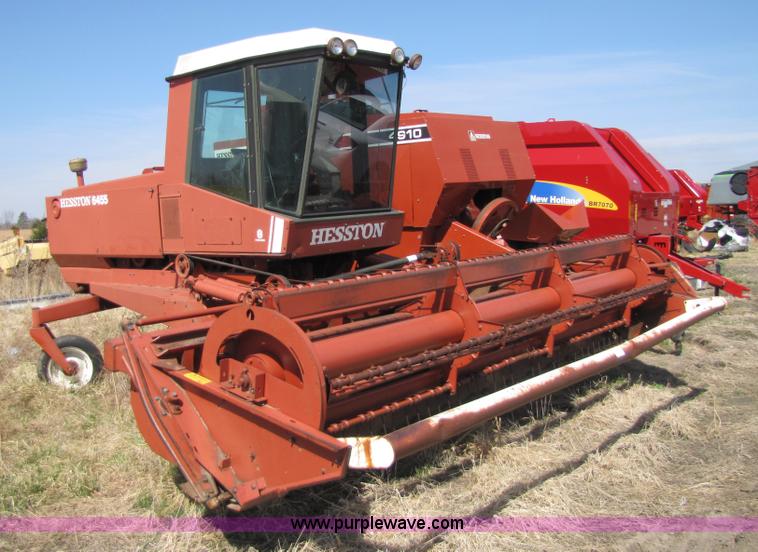 image for item 8744 Hesston 6455 self propelled swather