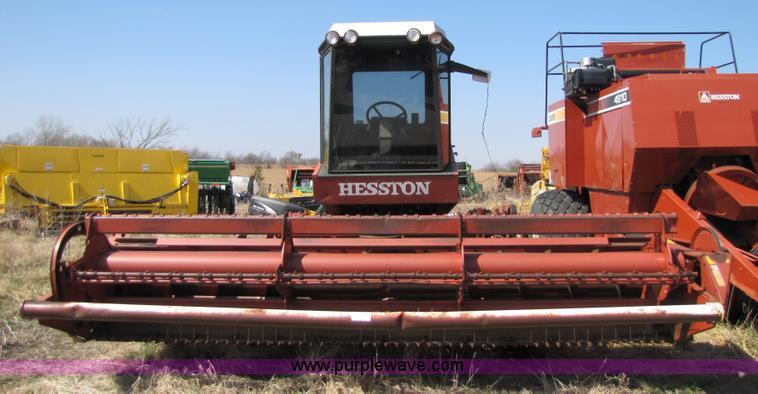 image for item 8744 Hesston 6455 self propelled swather