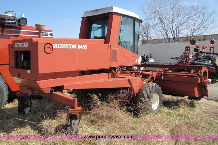 image for item 8744 Hesston 6455 self propelled swather