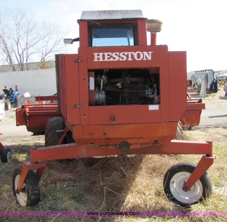 image for item 8744 Hesston 6455 self propelled swather