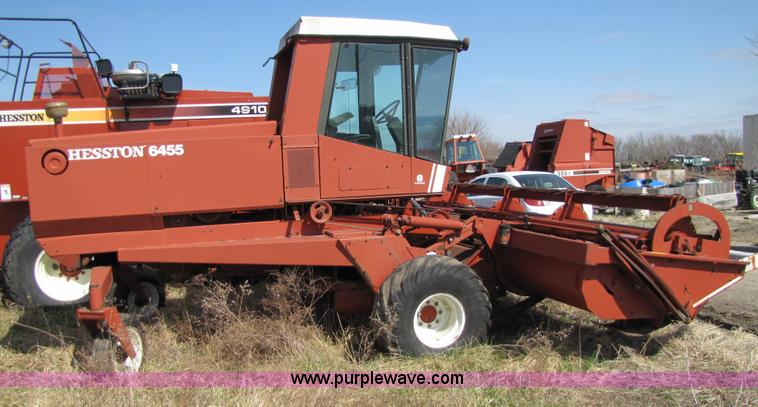 image for item 8744 Hesston 6455 self propelled swather