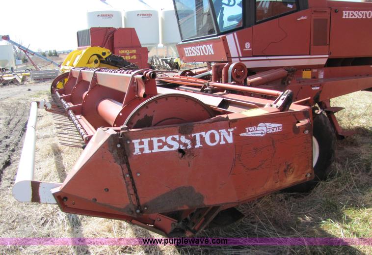 image for item 8744 Hesston 6455 self propelled swather