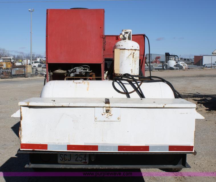 image for item 4929 Hotsy 9248 LP hot water pressure washer on trailer