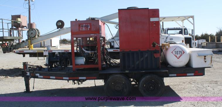 image for item 4929 Hotsy 9248 LP hot water pressure washer on trailer