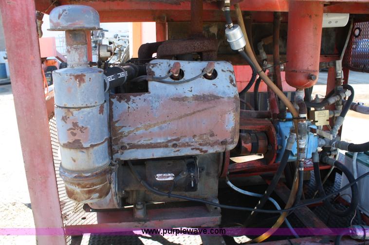 image for item 4929 Hotsy 9248 LP hot water pressure washer on trailer