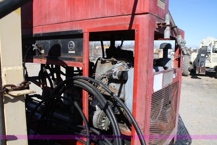 image for item 4929 Hotsy 9248 LP hot water pressure washer on trailer