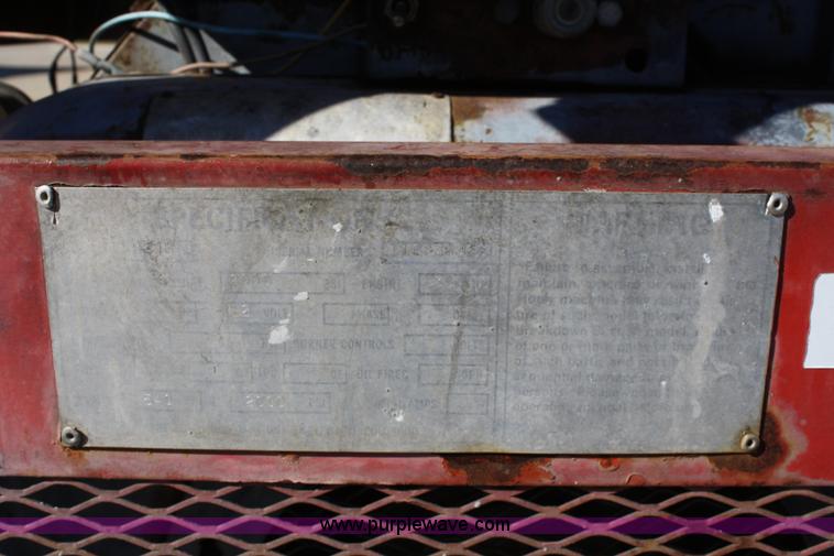 image for item 4929 Hotsy 9248 LP hot water pressure washer on trailer