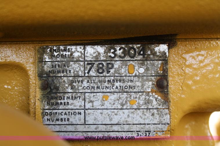 image for item 5014 1974 Caterpillar 112F motor grader