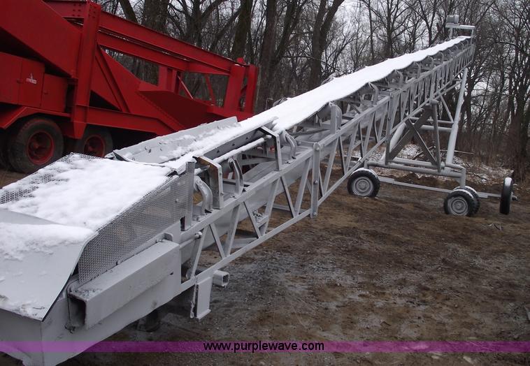 image for item 5494 Peerless 66' belt conveyor radial stacker
