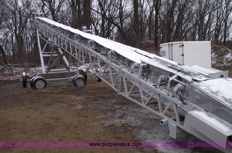 image for item 5494 Peerless 66' belt conveyor radial stacker
