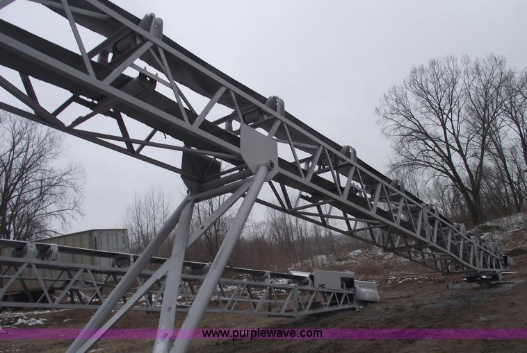 image for item 5494 Peerless 66' belt conveyor radial stacker