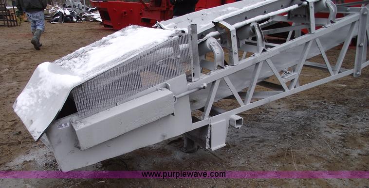 image for item 5494 Peerless 66' belt conveyor radial stacker