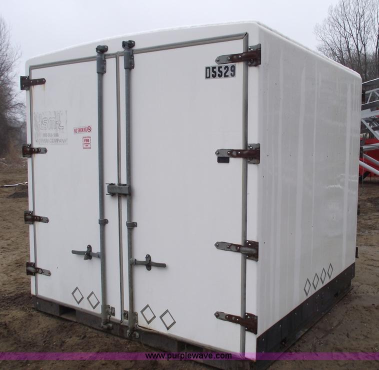 image for item 5504 8' x 8' job site storage container