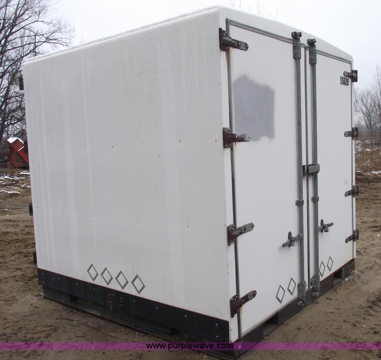 image for item 5504 8' x 8' job site storage container