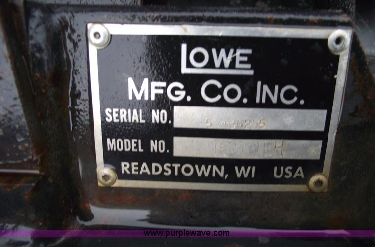 image for item 5509 Lowe skid steer auger with three bits