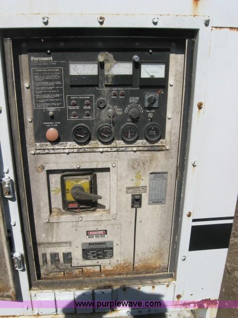 image for item 5936 1991 Fremont Dynamics Of America 750SA generator