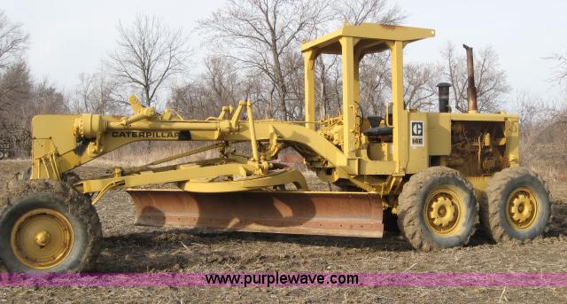 image for item 5966 1968 Caterpillar 14E grader