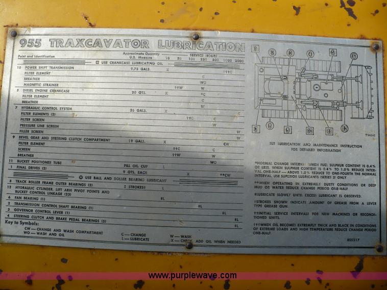 image for item 5999 1970 Caterpillar 955K track loader