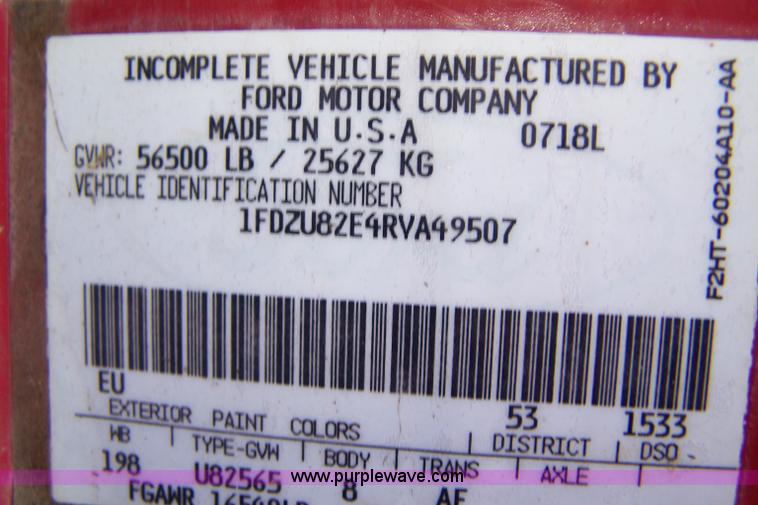 image for item 7328 1994 Ford LT8000 dump truck