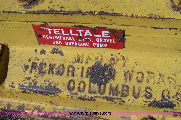 image for item 7358 Pekoriron Works Telltale centrifugal sand gravel dredging pump